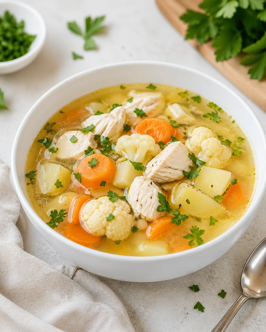Курячий суп з овочами
